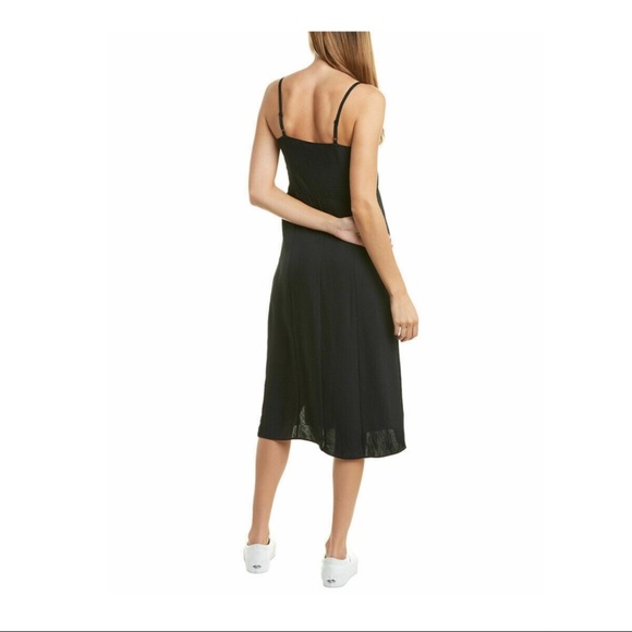 Vince NWT Twist Front Side Split Midi Dress - Picture 2 of 12